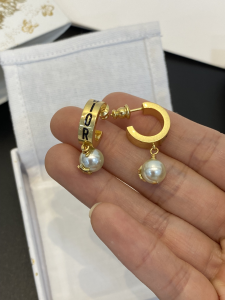Replica Womens Jewelry Dior 2022 Pearl Earrings A39PP110 AA184228
