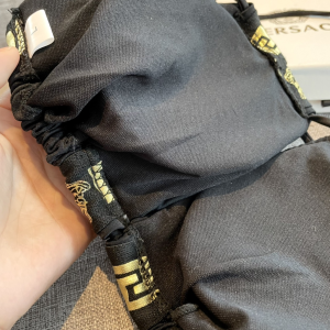 Replica Free Gift Versace Medusa Black Cotton Swimsui Bikini SML A123PP105 AA184379