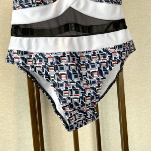 Replica Free Gift Chanel CC Log Tweed Swimsuit Bikini SML A123PP105 AA184556