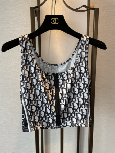 Replica Free Gift Dior Black Oblique Swimsuit Bikini SML A123PP105 AA184558