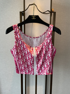 Replica Free Gift Dior Red Oblique Swimsuit Bikini SML A123PP105 AA184557