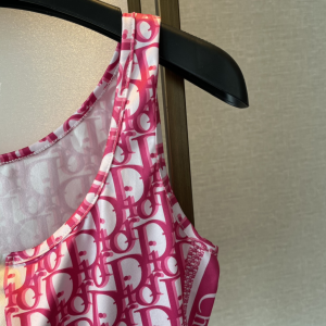 Replica Free Gift Dior Red Oblique Swimsuit Bikini SML A123PP105 AA184557