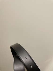 Replica Womens Belts Chanel CC Logo Black Leather Belt 30MM A175PP240 AA184628