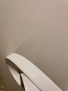 Replica Womens Belts Chanel CC Logo White Leather Belt 30MM A175PP240 AA184629