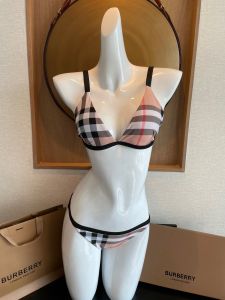Burberry Vintage Check Cotton Swimsuit Bikini 