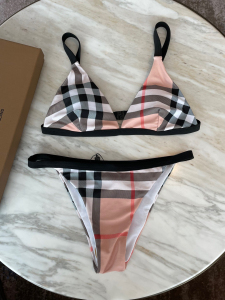 Replica Free Gift Burberry Vintage Check Cotton Swimsuit Bikini SML A123PP100 AA184901