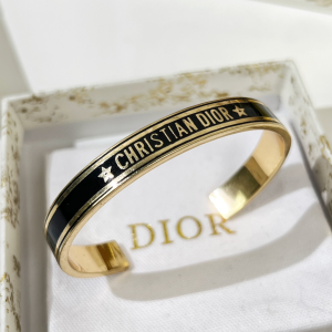 Dior VIP Monogram Open Cut Bracelet 