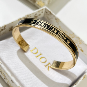 Replica Womens Jewelry Dior VIP Monogram Open Cut Bracelet A62PP190 AA185030