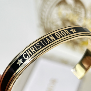 Replica Womens Jewelry Dior VIP Monogram Open Cut Bracelet A62PP190 AA185030