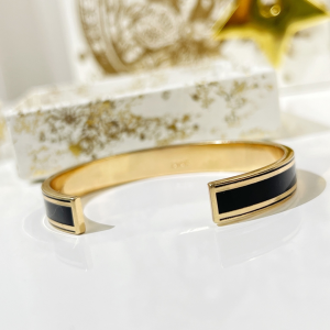 Replica Womens Jewelry Dior VIP Monogram Open Cut Bracelet A62PP190 AA185030