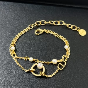 Dior VIP Petit CD Gold Chain Bracelet 