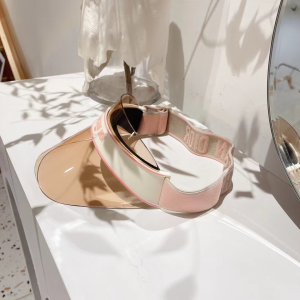 Replica Womens Hats Dior DiorClub V1U Visor Hat Cap Pink A190PP180 AA185384