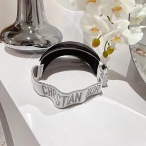 Replica Womens Hats Dior DiorClub V1U Visor Hat Cap Silver A190PP180 AA185385