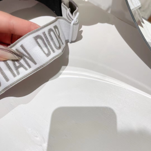 Replica Womens Hats Dior DiorClub V1U Visor Hat Cap Silver A190PP180 AA185385