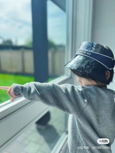 Replica Womens Hats Dior DiorClub V1U Visor Hat Cap Silver A190PP180 AA185388