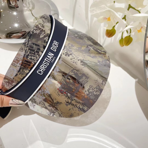 Replica Womens Hats Dior DiorClub V1U Visor Hat Cap Silver A190PP180 AA185388