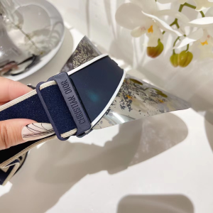 Replica Womens Hats Dior DiorClub V1U Visor Hat Cap Silver A190PP180 AA185388