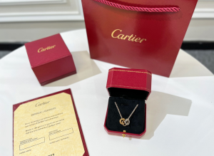 Replica Womens Jewelry Cartier VIP 6 Diamonds Love Pendant Necklace A62PP290 AA185279