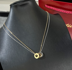 Replica Womens Jewelry Cartier VIP 6 Diamonds Love Pendant Necklace A62PP290 AA185279