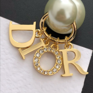 Replica Womens Jewelry Dior Tribales Monogram Earrings Gold A39PP130 AA185260