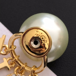 Replica Womens Jewelry Dior Tribales Monogram Earrings Gold A39PP130 AA185260