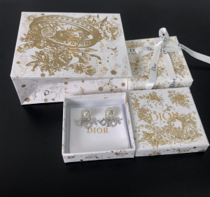 Replica Womens Jewelry Dior Tribales Monogram Earrings Silver A39PP130 AA185261