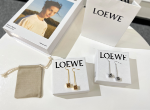 Replica Womens Jewelry Loewe VIP Anagram Earrings A62PP280 AA185281