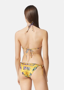 Replica Free Gift Versace Black Cotton Swimsuit Bikini SML A123PP100 AA185501