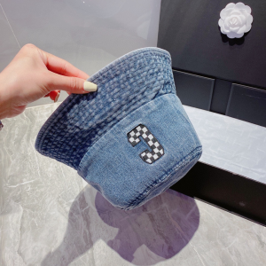 Replica Womens Hats Celine Blue Canvas Bucket Hat A190PP180 AA186259