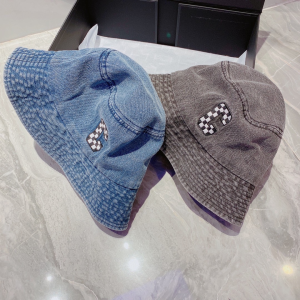 Replica Womens Hats Celine Blue Canvas Bucket Hat A190PP180 AA186259