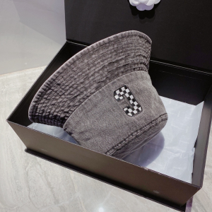 Replica Womens Hats Celine Gray Canvas Bucket Hat A190PP180 AA186258