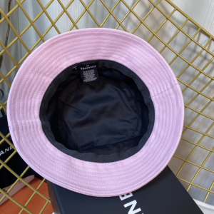 Replica Womens Hats Chanel Pink Cotton Bucket Hat A190PP180 AA186249