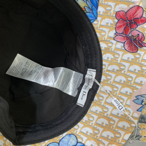 Replica Womens Hats Dior Beige Dior Obliue Flowers Bucket Hat A190PP180 AA186247