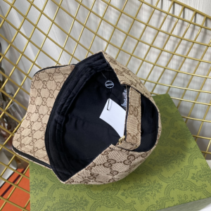Replica Womens Hats Gucci Beige GG Supreme Canvas Baseball Cap Hat A190PP180 AA186431