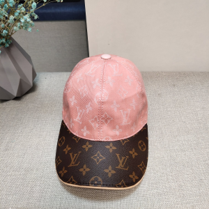 Replica Womens Hats Louis Vuitton Monogram Pink Baseball Cap Hat A190PP180 AA186427