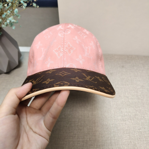 Replica Womens Hats Louis Vuitton Monogram Pink Baseball Cap Hat A190PP180 AA186427