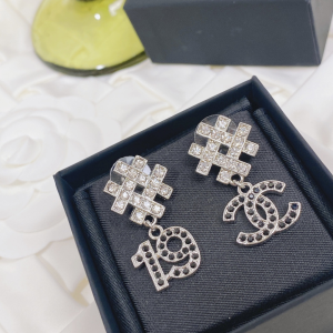 Chanel Crystals CC 19 Earrings 
