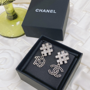 Replica Womens Jewelry Chanel Crystals CC 19 Earrings A152PP180 AA186378