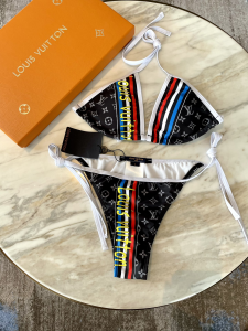 Replica Free Gift Louis Vuitton Monogram Swimsuit Bikini SML A123PP100 AA186705