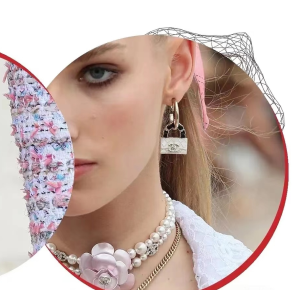 Replica Womens Jewelry Chanel White Icon Flap Bag Earrings A152PP180 AA186791