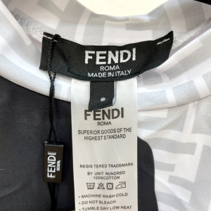 Replica Free Gift Fendi FF Logo Body Tulle Swimsuit Bikini Gray SML A123PP110 AA186906