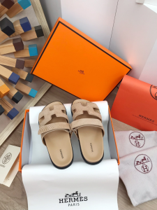 Hermes Chypre Techno Sandal Beige 44 