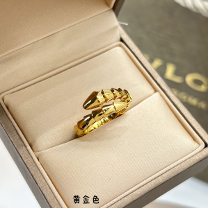 Replica Womens Jewelry Bvlgari Serpenti Viper Rings A62PP380 AA187701