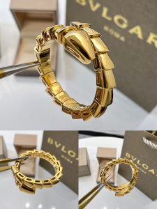 Replica Womens Jewelry Bvlgari Serpenti Viper Rings A62PP380 AA187701