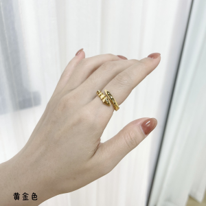 Replica Womens Jewelry Bvlgari Serpenti Viper Rings A62PP380 AA187701