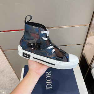 Dior B23 High Top Sneakers Black 