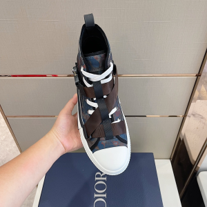 Replica Mens Shoes Dior B23 High Top Sneakers in Black 38 To 45 A151PP580 AA187982
