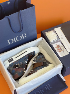 Replica Mens Shoes Dior B23 High Top Sneakers in Black 38 To 45 A151PP580 AA187982