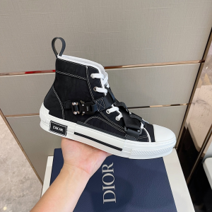 Dior B23 High Top Sneakers Black 
