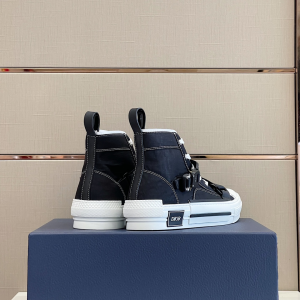 Replica Mens Shoes Dior B23 High Top Sneakers in Black 38 To 45 A151PP580 AA187983